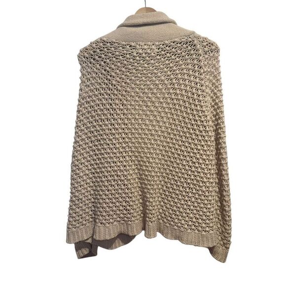 The Great. Shawl Collar Crochet Pocket Open Cardigan Size 1 US S - Picture 2 of 8